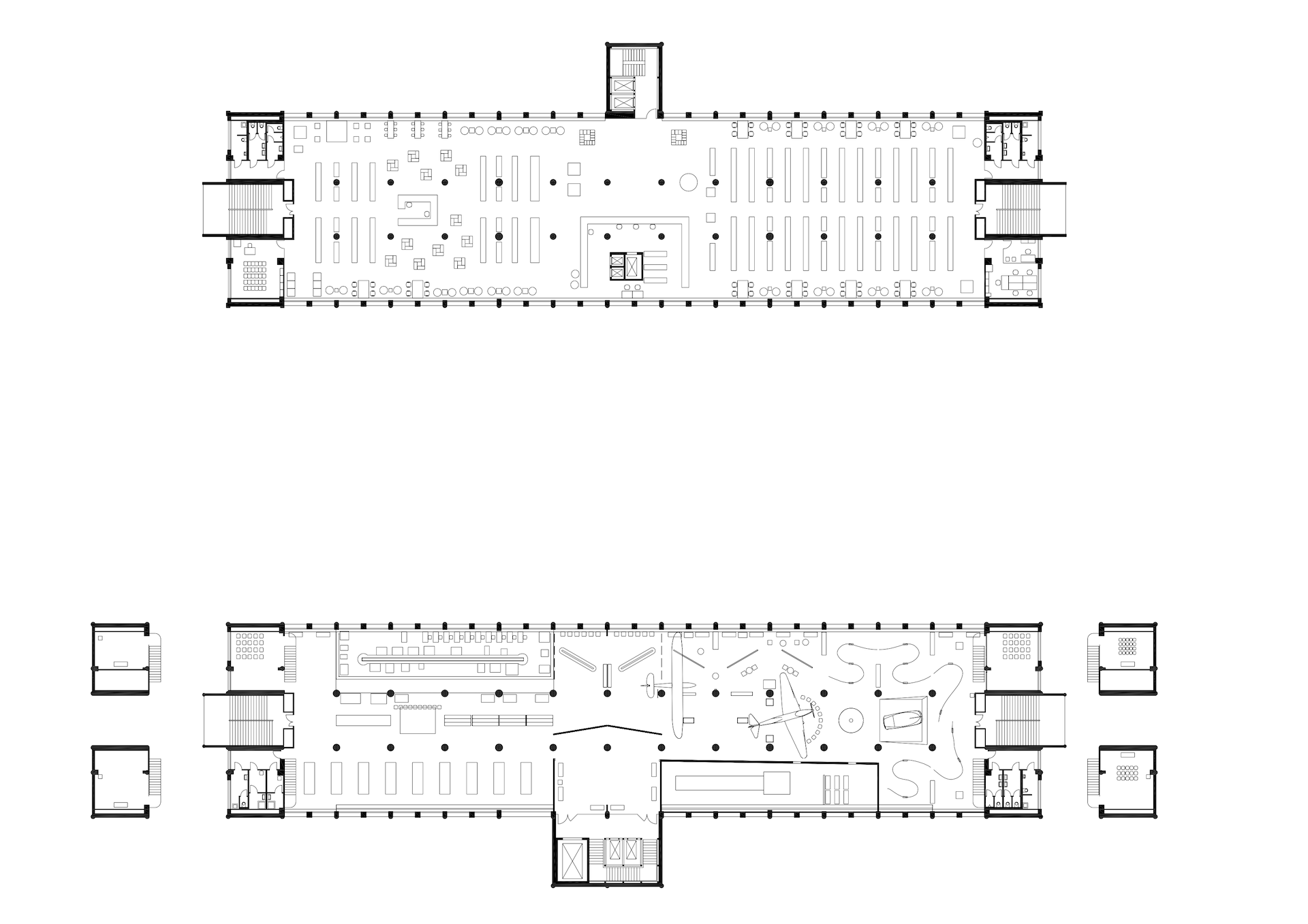  František Bartoš Regional Library Zlín building architecture design plan