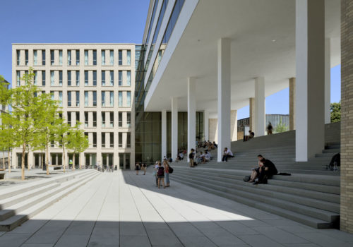 ULB Universitäts Landesbibliothek Darmstadt library building architecture design exterior view