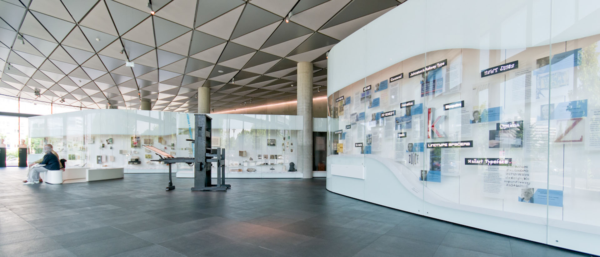DNB Standort Leipzig library building architecture design interior view