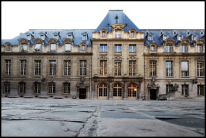 Bibliothèque interuniversitaire Sorbonne library building architecture design exterior view