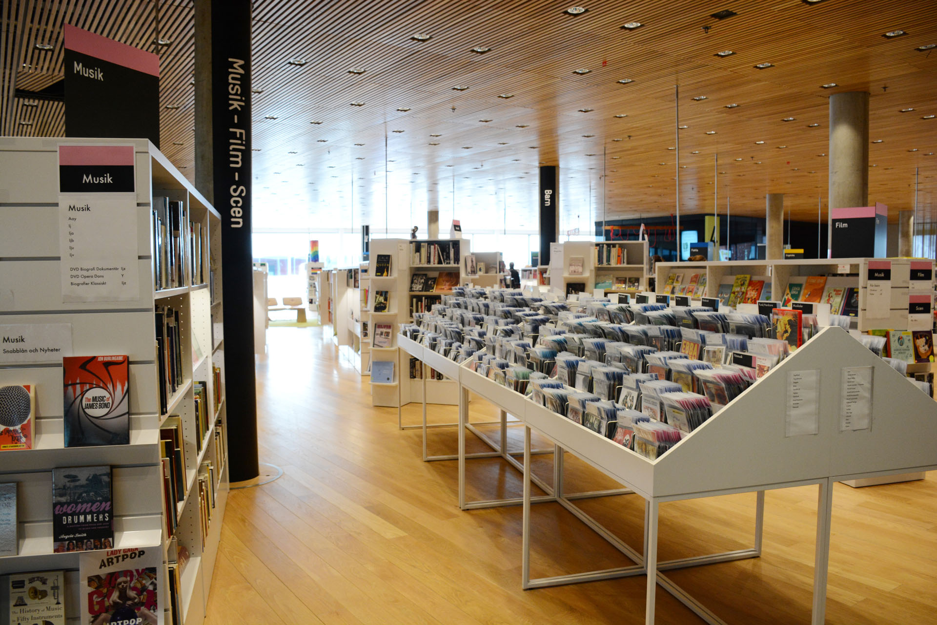 Umeå City Library building architecture design interior view