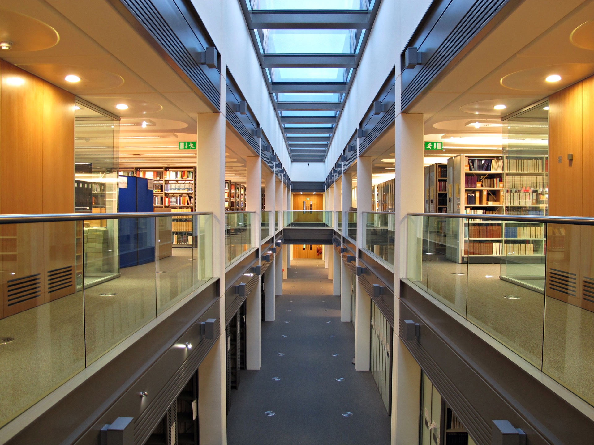 John Paul II Library university interior space