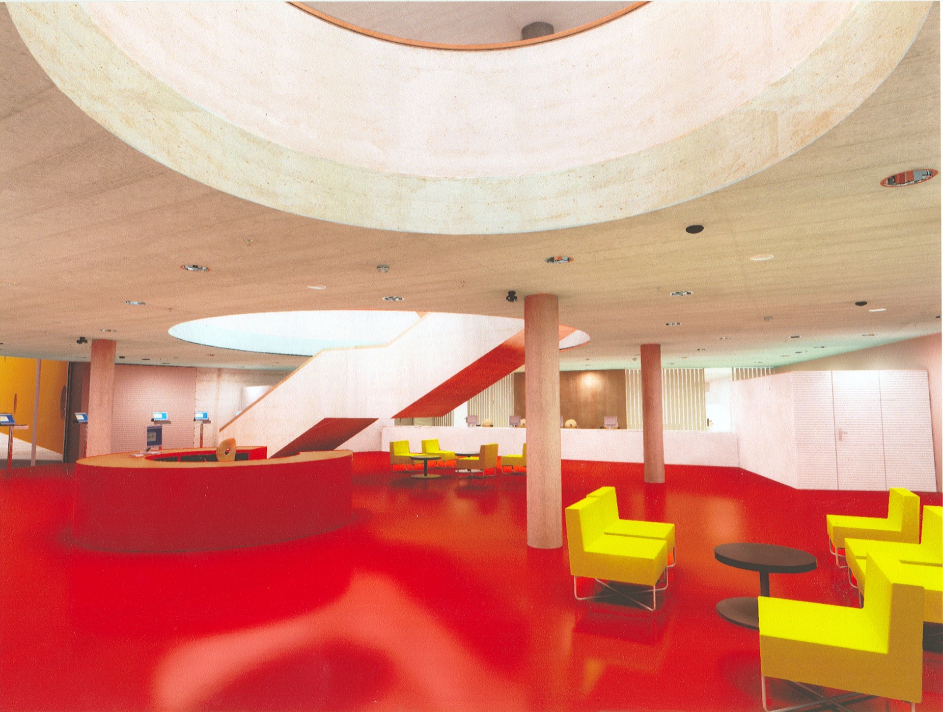 SVK HK Research Library in Hradec Králové building architecture design interior view