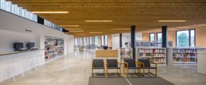 La Ginesta Begues library building architecture design interior view