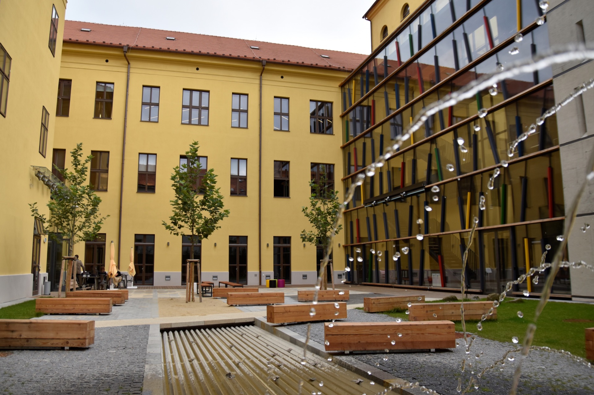 Písek Municipal Library building architecture design exterior view