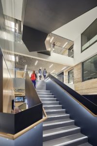 RCSI Royal College of Surgeons in Ireland Dublin library building architecture design interior view