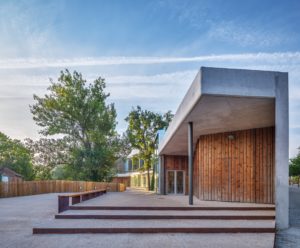 La Ginesta Begues library building architecture design exterior view